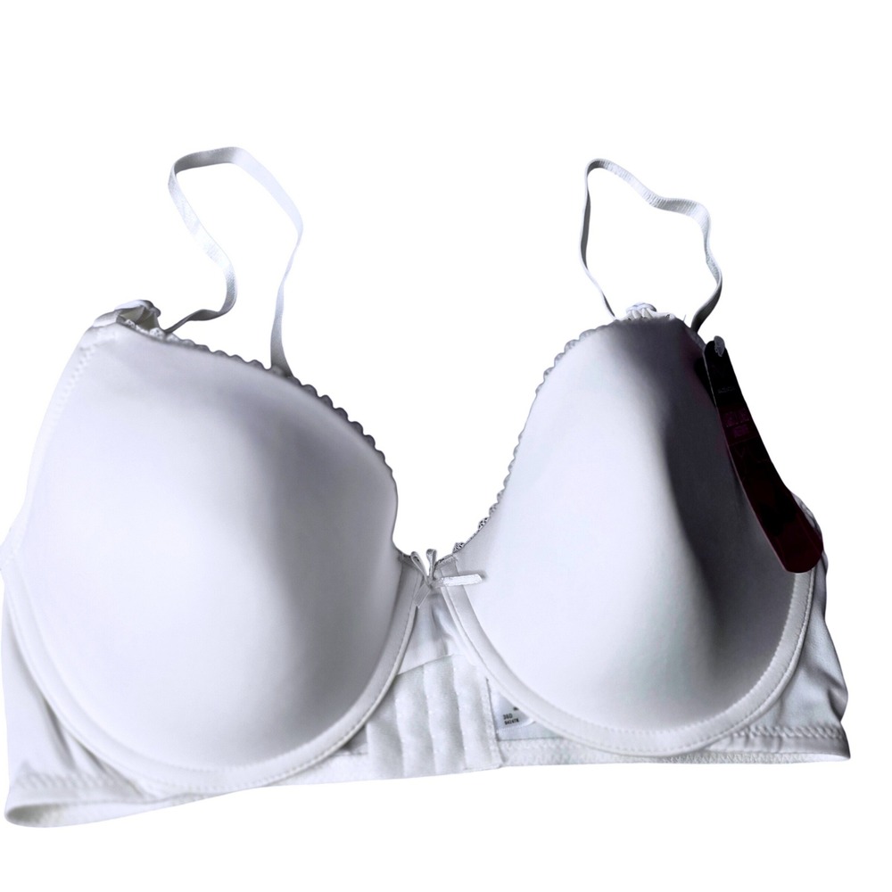 Maidenform White Lightly Lined P00697 NWT Underwire Bra 36D‎